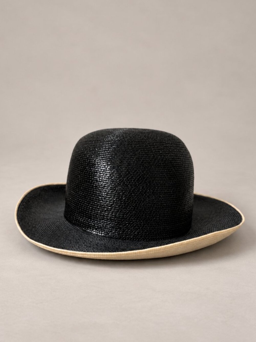 Vintage Plaza Suite by Betmar — Black & Ivory Statement Hat